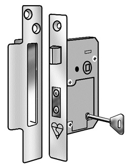 BS 3621 Mortice sashlock 